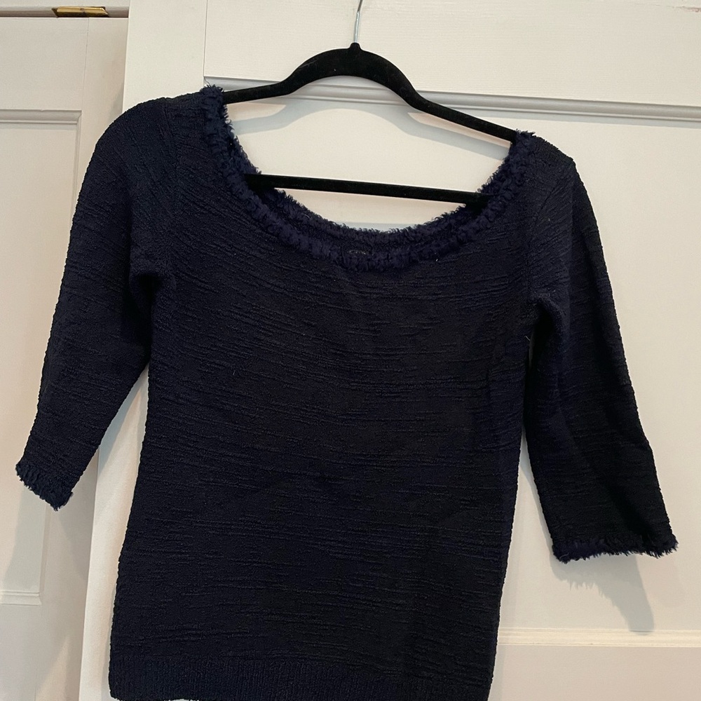 gorgeous navy top